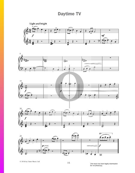 Daytime TV Sheet Music