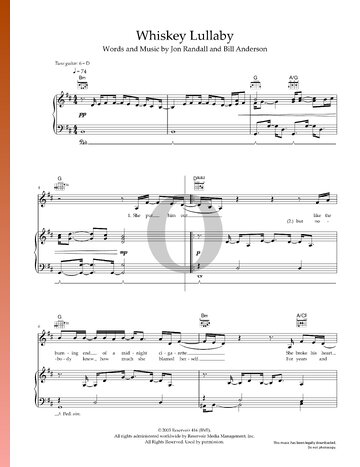 Whiskey Lullaby Sheet Music