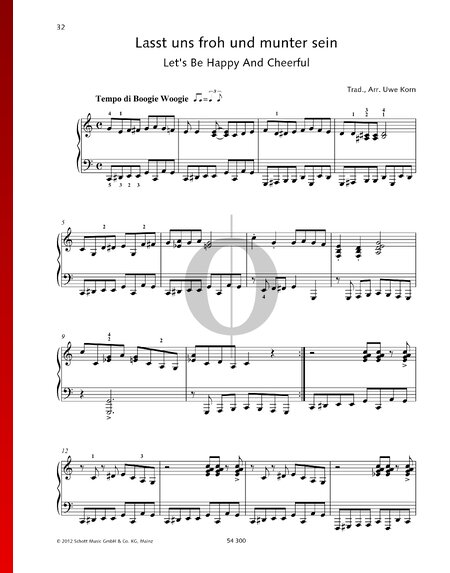 Lasst uns froh und munter sein