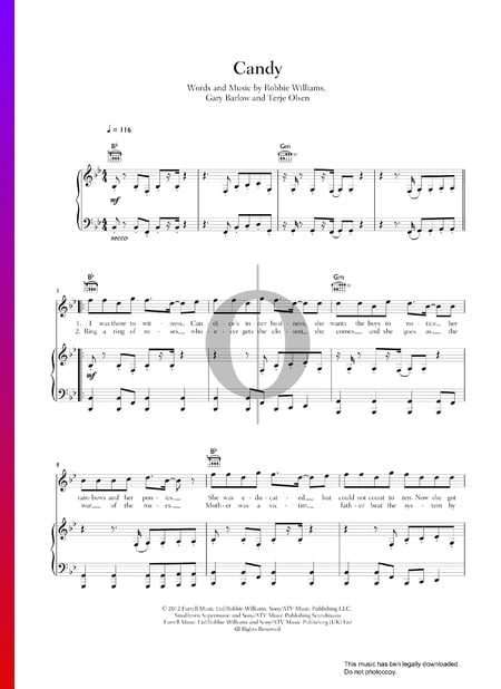 Candy Sheet Music