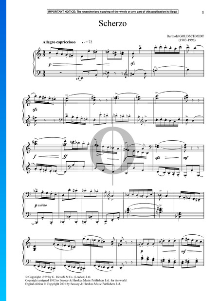 Scherzo Sheet Music