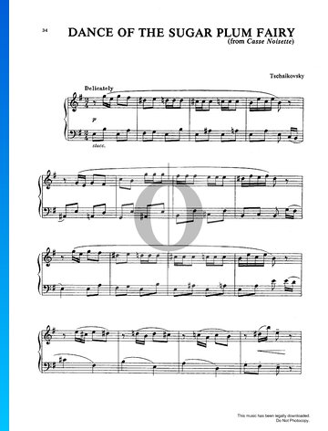 Dance Of The Sugar Plum Fairy, Op. 71 Sheet Music