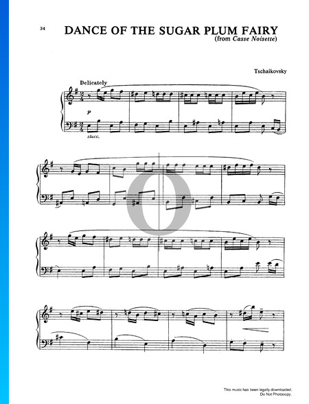 Tanz der Zuckerfee, Op. 71 Musik-Noten
