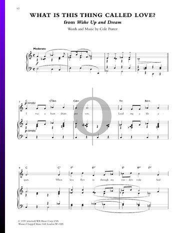 What Is This Thing Called Love? Sheet Music