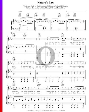 Nature's Law Sheet Music