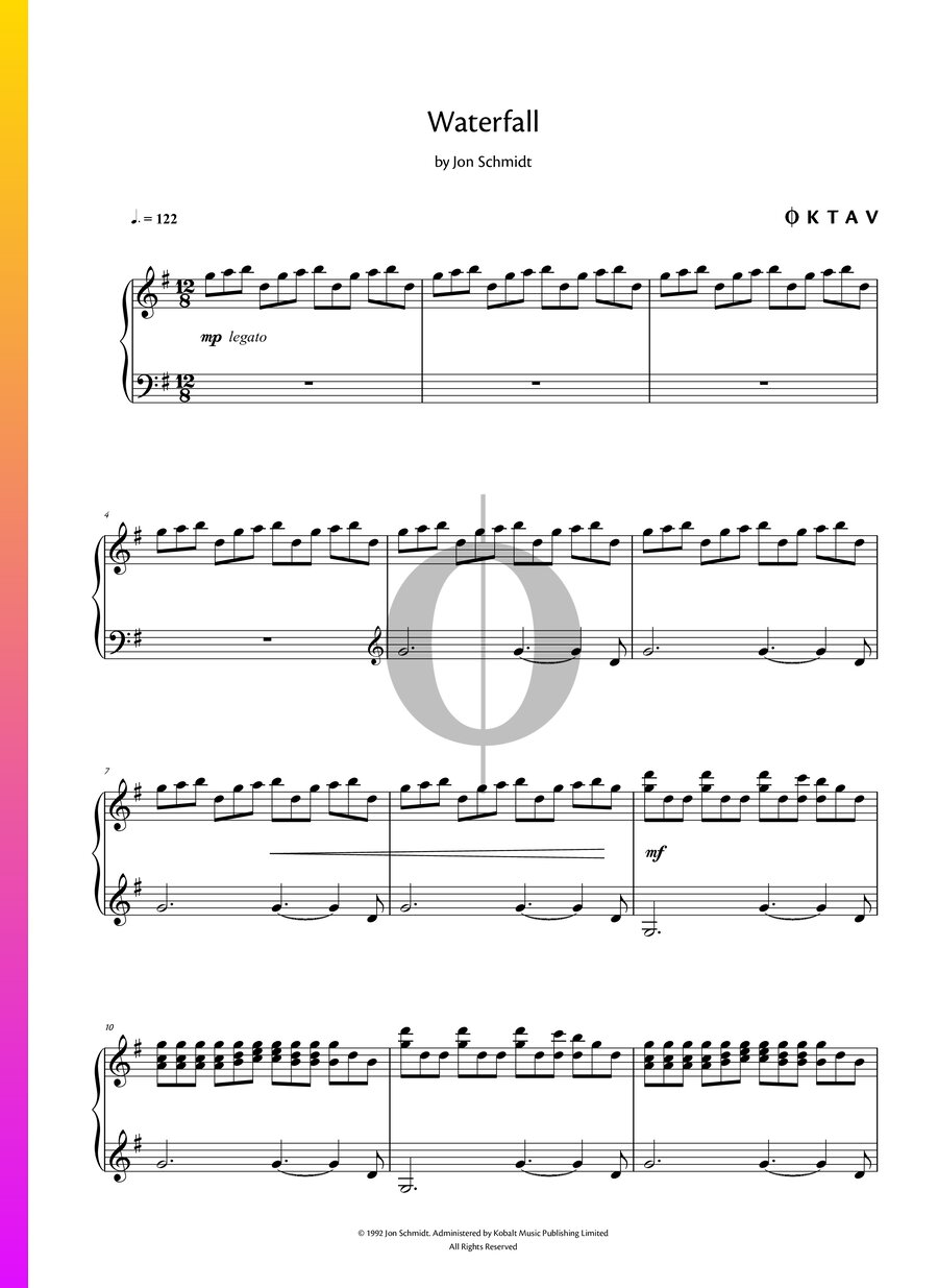 Waterfall (The Piano Guys) Piano Sheet Music - OKTAV