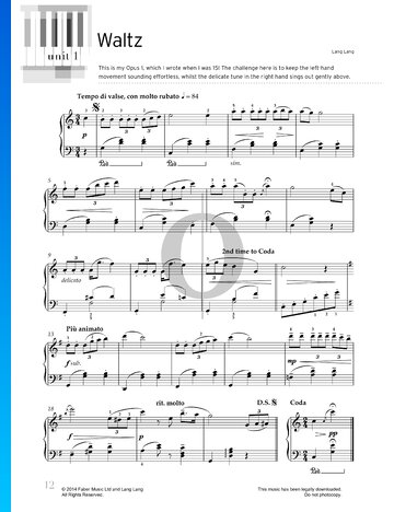 Waltz Sheet Music