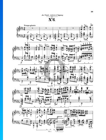 Hungarian Rhapsody No. 6, S.244/6 Spartito