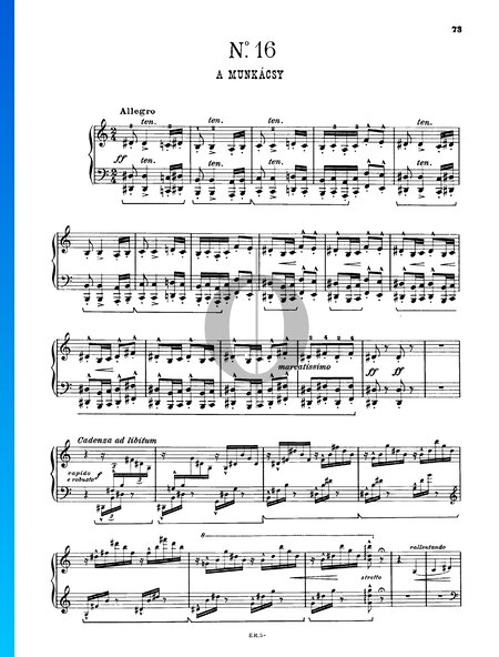 Ungarische Rhapsodie Nr. 16, S.244/16