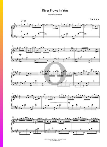 River Flows In You Sheet Music