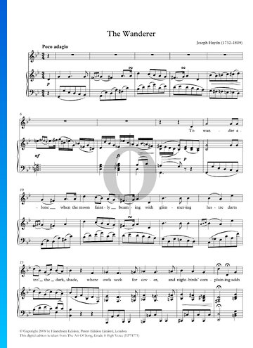 The Wanderer Sheet Music