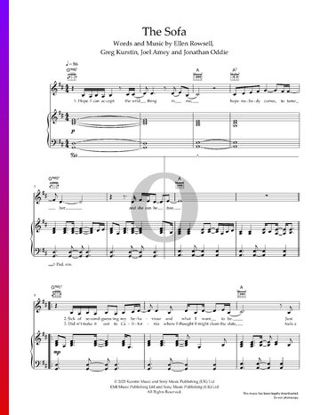 The Sofa Sheet Music