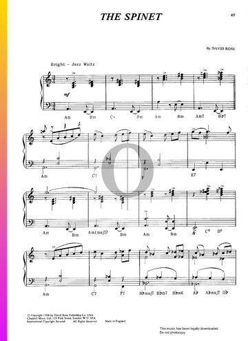 The Spinet Sheet Music
