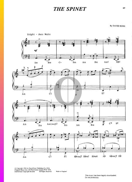 The Spinet Sheet Music