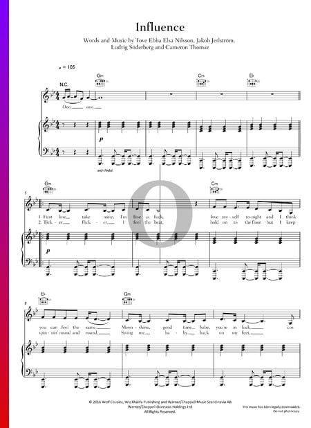 Influence Musik-Noten
