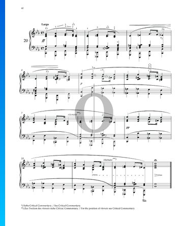 Prélude c-Moll, Op. 28 Nr. 20 Musik-Noten