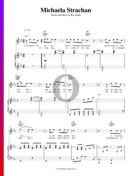 Michaela Strachan Sheet Music