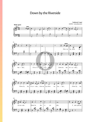 Down by the Riverside Sheet Music