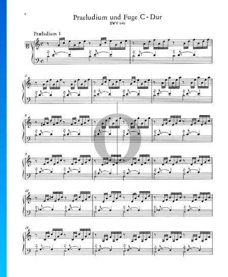Prelude 1 C Major, BWV 846
