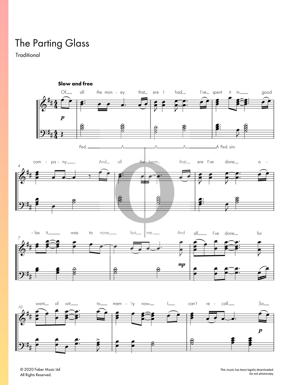 the-parting-glass-anonymous-piano-sheet-music-oktav