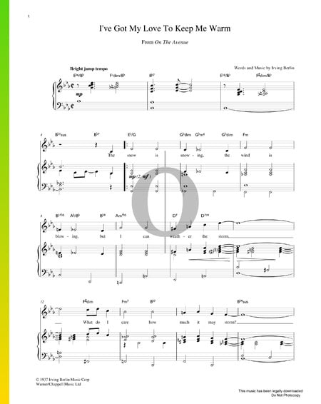 I've Got My Love To Keep Me Warm Sheet Music