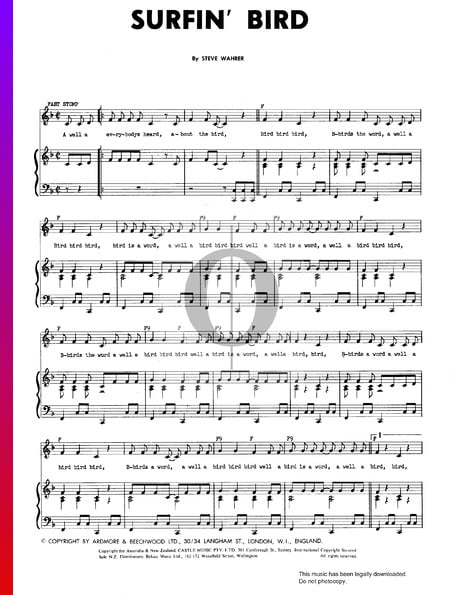 Surfin' Bird Sheet Music