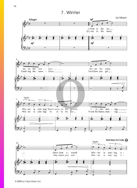 Winter Sheet Music
