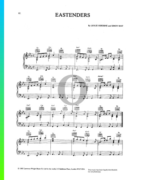 Eastenders Theme Sheet Music