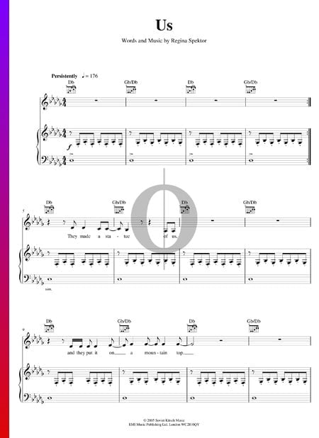 Us Sheet Music