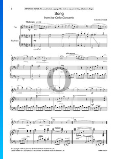 Cellokonzert h-Moll, Op. 104: Lied
