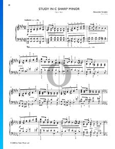 Estudio en do sostenido menor, Op. 2 n.º 1