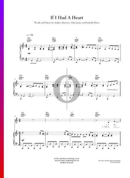 If I Had A Heart Musik-Noten