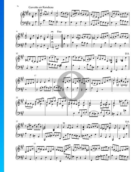 Partita en la mayor, BWV 1006: 3. Gavota en Rondó