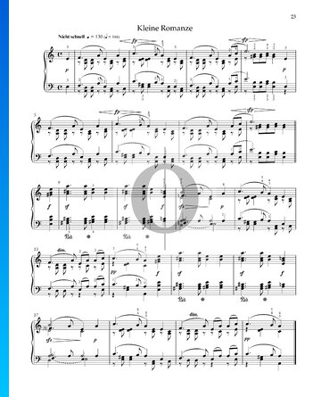Kleine Romanze, Op. 68 Nr. 19 Musik-Noten