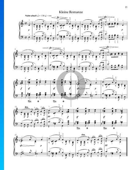 Kleine Romanze, Op. 68 Nr. 19 Musik-Noten
