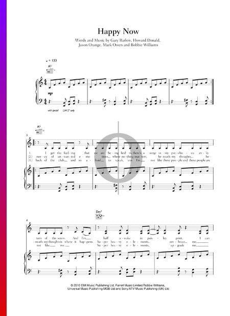 Happy Now Sheet Music