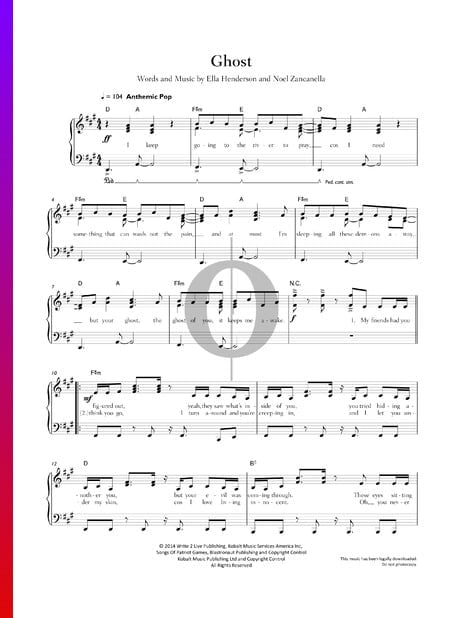 Ghost Sheet Music