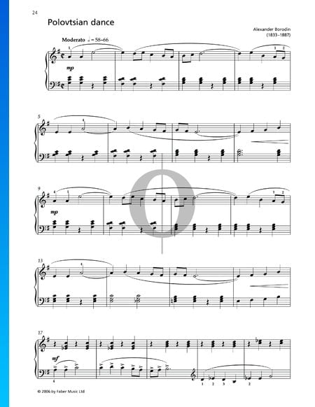 Danza Polovtsiana Partitura