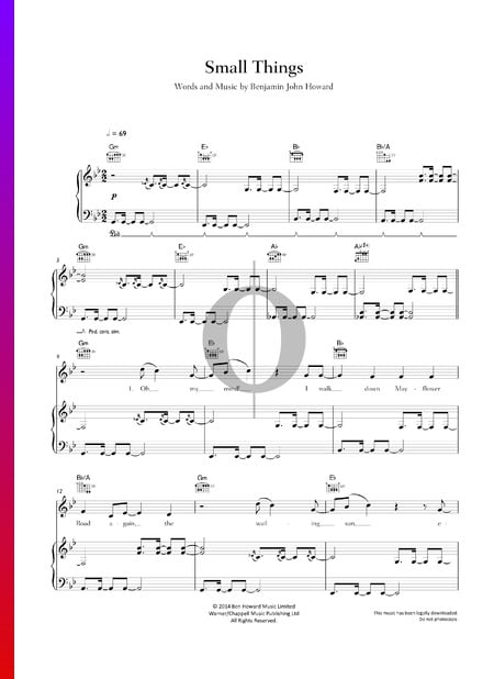 Small Things Musik-Noten
