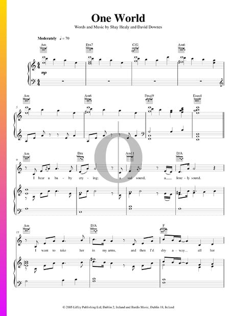 One World Musik-Noten