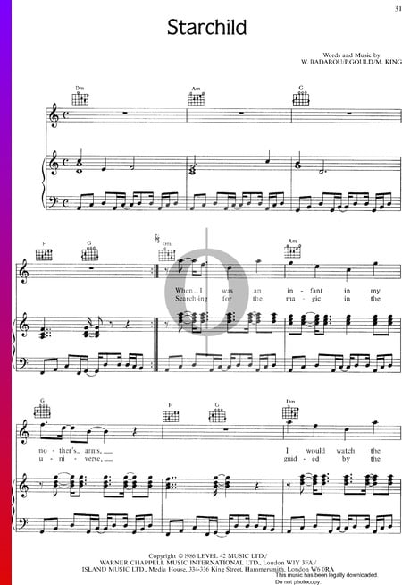 Starchild Partitura