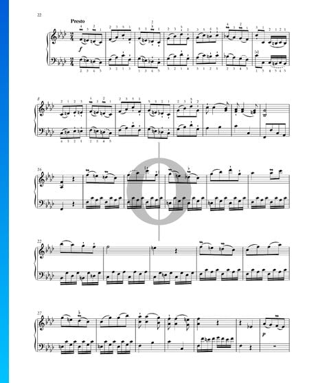 Sonate in f-Moll, WoO 47 Nr. 2: 3. Presto