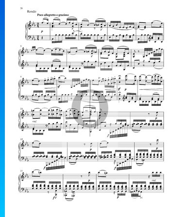 Grande Sonate, Op. 7: 4. Rondo Musik-Noten