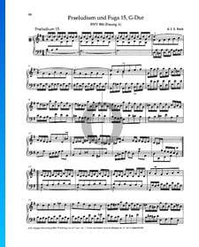 Prélude en Sol Majeur, BWV 884