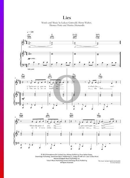 Lies Sheet Music