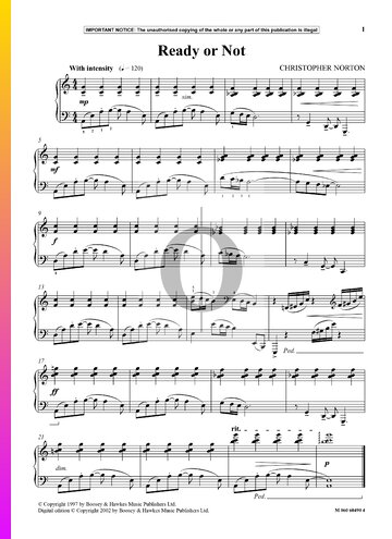Ready Or Not Sheet Music