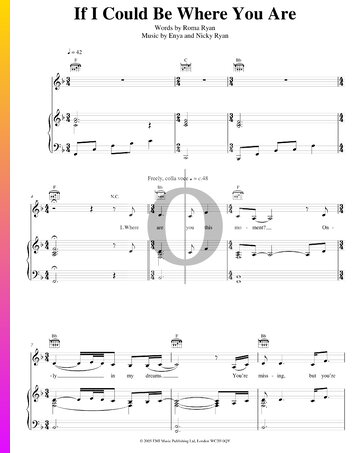 If I Could Be Where You Are Sheet Music