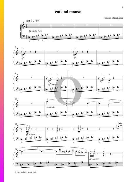 Cat And Mouse Sheet Music