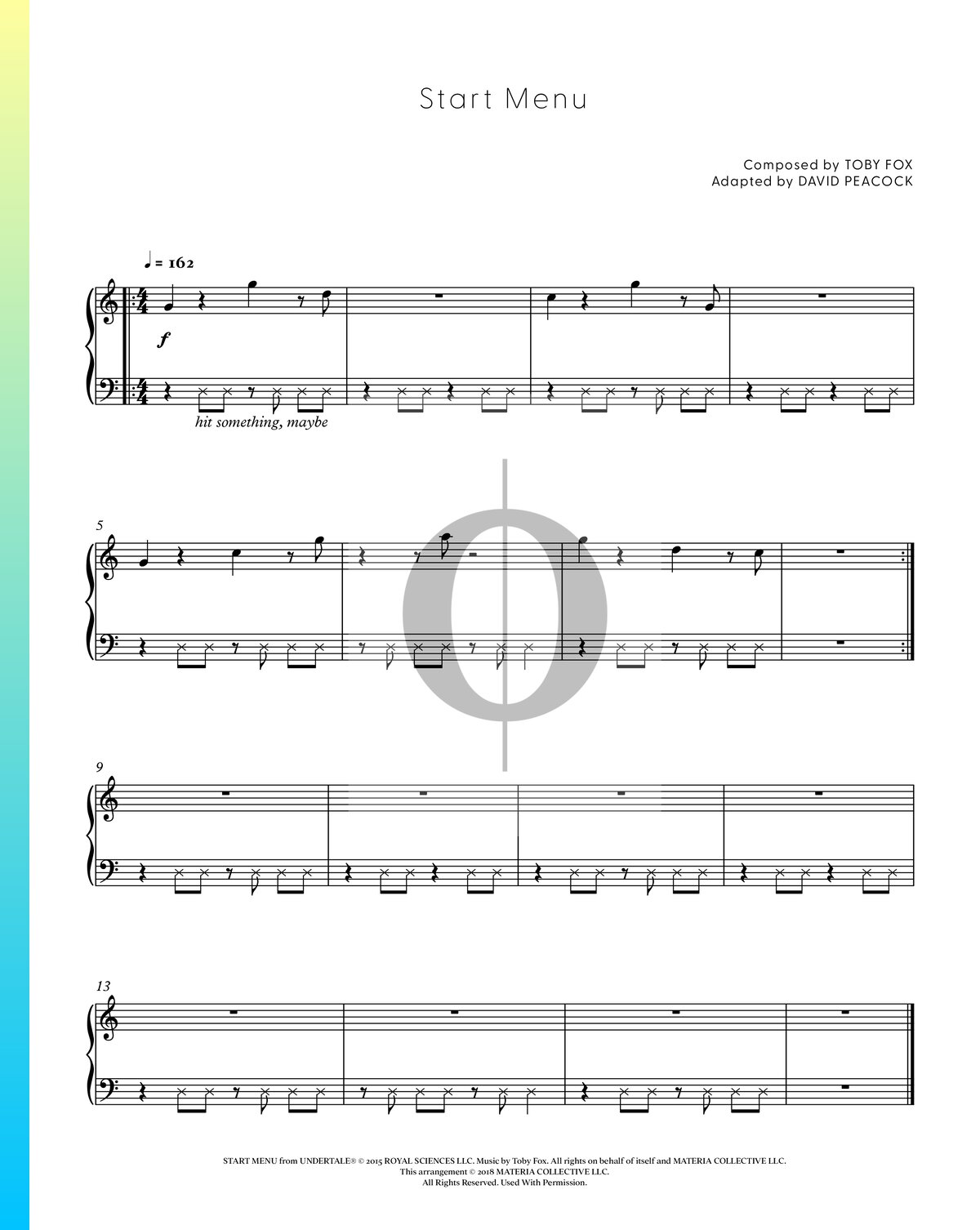 I.O - Lv.0 Sheet music for Piano (Solo)