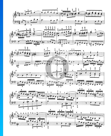 Sinfonia 7, BWV 793 Musik-Noten